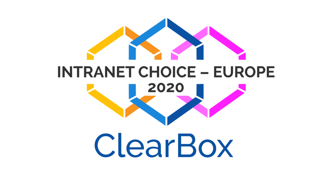 Auszeichnung für Valo als Gewinner von Intranet Choice Europe 2020 
